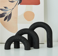 Arche en bois moderne personnalisable FSC, décoration d'intérieur, design Art Déco avec couleur personnalisée pour les occasions d'anniversaire, de rentrée scolaire