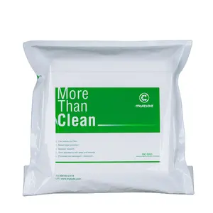 Promotionele 110G Hoge Kwaliteit Microfiber Cleanroom Ruitenwissers Wit 6 Inch Stofvrij Vegen Doek