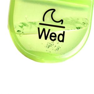 Weekly Mini Pill Box AM PM 2 Times a Day Organizer With 7 Daily PP <b>Plastic</b> <b>Pocket</b> Case for Vitamin Storage - Product Image 3