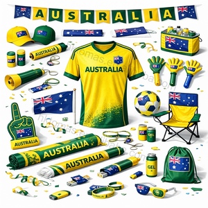 Bolsas de Regalo para Fanáticos del Fútbol, Recuerdos para Eventos de Fútbol, Barra Luminosa LED, Confeti, Serpentinas para Celebraciones de Partidos Nocturnos - Product Image 1