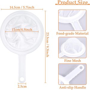 Passoire de cuisine à mailles ultra-fines de 80 à 400 mailles, filtre en nylon pour lait de soja, café, lait, yaourt - Product Image 2