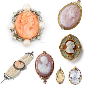 Broche <span class=keywords><strong>camée</strong></span> ras du cou gothique vintage <span class=keywords><strong>victorien</strong></span> pour femme - Product Image 2
