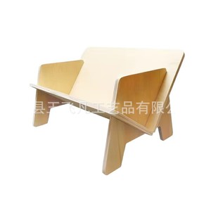 Detachable Solid Wood Bookshelf Rectangle Natural Wood Color Standing Type For Living Room Neatening <b>Storage</b> - Product Image 1