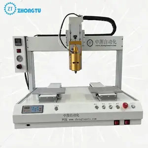 Automated Desktop Hot Melt Glue Dispensing Machine CNC Doming Glue Dispenser Robot With Programmable Controller