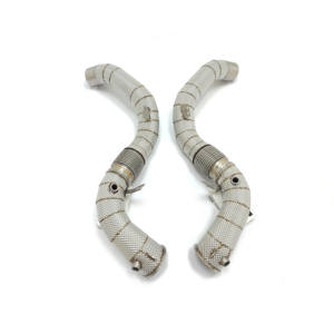 Mañana envío CSZ M5 F90 Downpipe para BMW M5 F90 S63 4,4 T Sport Downpipe con sistema de escape de protección térmica - Product Image 1