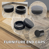 Embouts de finition en PP pour meubles / Bouchons de tuyau / Inserts en plastique pour pieds de chaise (42mm, 48mm, 45mm) / Embouts carrés pour tubes en acier (40mm, 50mm)