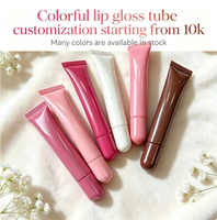 Tube souple personnalisable pour rouge à lèvres, gloss, crème anti-acné et blush liquide, compatible couleurs PANTONE