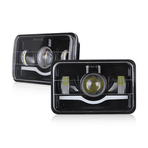 ไฟหน้า LED ทรงสี่เหลี่ยมขนาด 5.75 นิ้ว พร้อมไฟวงแหวน สำหรับรถจี๊ปแรงเลอร์ รถออฟโรด ความสว่าง 6000 ลูเมน ป้องกันน้ำและฝุ่นระดับ IP68 - Product Image 1