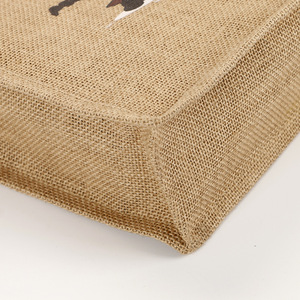 Factory Supply <strong>Jute</strong> <strong>Bag</strong> Mini <strong>Jute</strong> <strong>Bag</strong> Custom Logo Black <strong>Jute</strong> <strong>Bag</strong> - Product Image 3