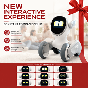 Robot Perro con Ruedas y IA, Rotación 360°, LED Facial, Control por App, Wi-Fi, GPS, Juguete Inteligente de Apoyo Emocional, Venta al por Mayor [IA Generativa con - Product Image 3