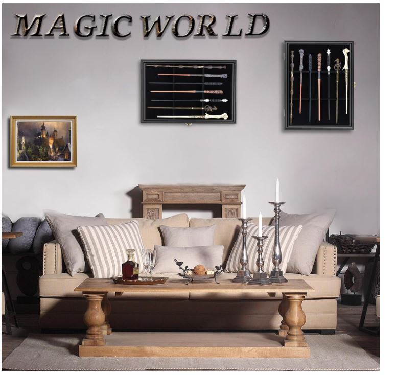 7 Wands Display Case - Universal Wizard Magic Wand Stand