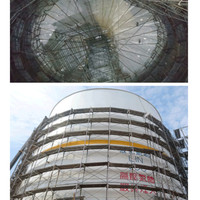 Réservoir d'essence Diesel réservoir de stockage de liquide soutenu au sol projet EPC pour le pétrole brut