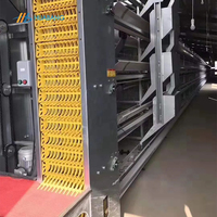 Cage automatique de conception moderne de type H pour l'élevage de volailles/équipement d'encadrement