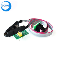 Carpeta de prueba SOP8 Clip BIOS de ocho pines Cuerpo ancho y estrecho Abrazadera universal de 8 pines Abrazadera adaptativa Quemar el soporte de chip