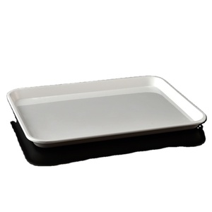 Vente directe d'usine Rectangle plateau en plastique 100% mélamine plateau alimentaire Durable 15 pouces plateau en mélamine pour <span class=keywords><strong>Restaurant</strong></span> Buffet cantine - Product Image 4