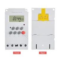 Minuteur numérique programmable AC 220V 25A à rail DIN, contrôleur électronique avec écran LCD et horloge – Offre spéciale