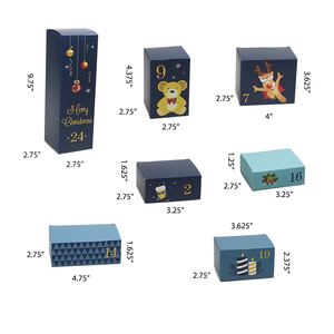 Caja de calendario de Adviento personalizada embalaje cosmético CALENDARIO DE Adviento <span class=keywords><strong>calendrio</strong></span> con cierre magnético - Product Image 5
