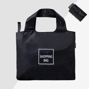 Vendita calda di moda pieghevole in poliestere borse Tote di alta qualità impermeabile per supermercato pieghevole Shopping Bag