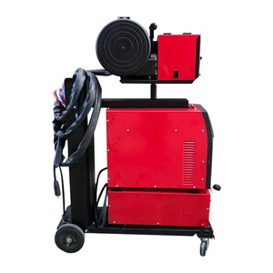 เครื่องเชื่อม <span class=keywords><strong>Mig</strong></span> 500A สำหรับงานเชื่อมแบบ NB500D synergic <span class=keywords><strong>MiG</strong></span> 2T 4T 4T 4ลูกกลิ้งตัวป้อนลวดพร้อมรถเข็นและเครื่องทำน้ำเย็น - Product Image 2