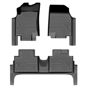 Alfombrillas de Coche Antideslizantes Impermeables Negras al por Mayor, Alfombrillas Traseras para Respaldo de Asiento, Alfombrillas de Goma TPE 3D, Juego Completo de Alfombrillas para Renault - Product Image 1