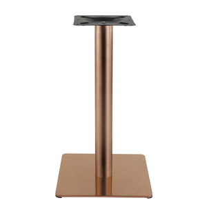 Modern Luxury Stainless Steel Rose Gold Chrome-Plated Commercial Restaurant Dining Table Base for <b>Kitchen</b> Mall & Hotel Use - Product Image 6