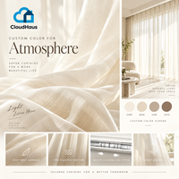 Rideaux plissés sur mesure en voile, plis ondulés, pour plafond, avec éclairage intégré, pour l'intimité, pour chambre d'hôtel moderne, traitement de fenêtre intérieur