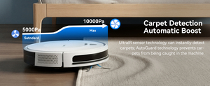 Aspirateur <span class=keywords><strong>robot</strong></span> <span class=keywords><strong>E6</strong></span> puissant 10000Pa avec batterie de 150 min, contrôle par application, navigation intelligente pour le nettoyage domestique - Product Image 6
