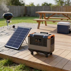 All in One 3000W 2688Wh Solar Energy <b>Generator</b> Outdoor <b>Camping</b> Fishing Travel Portable Emergency Power Supply T30 Efficient - Product Image 2