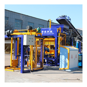 Máquina Automática para Fabricar Ladrillos Huecos de Cemento <span class=keywords><strong>HF</strong></span> QT4-15S, Fabricante de Máquinas para Bloques de Pavimento, Línea de Producción de Hormigón Sólido - Product Image 6