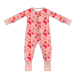 Nuovo Design Tutina per <span class=keywords><strong>Neonati</strong></span> in Viscosa di Bambù, Pigiama Morbido, Body per Bambini e Bambine, Abbigliamento Stampato Personalizzato - Product Image 5