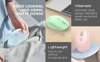 Productos Populares, Ratón Óptico Inalámbrico Nuevo, Ratón Inalámbrico Ergonómico de 2.4g para Computadora