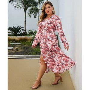 2020 la ropa de las mujeres lindo Casual Cintura entallada cuello Mock de linterna de manga larga Bodycon Club - Product Image 6