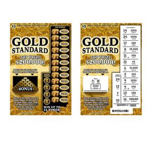 Venda Quente Cartão Raspadinha Personalizado Cartão de Sorteio Cartão de Loteria Raspadinha - Product Image 2