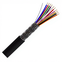 Für 2517 Hochtemperaturbeständiges 300V 16 AWG Mehradriges PVC-Kabel mit Verzinntem Kupferleiter und Al-Mylar-Abschirmung für Verkabelung
