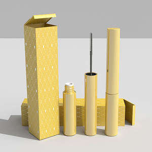 Bouteille de mascara en plastique vide de marque de distributeur personnalisée pour les cosmétiques de cils avec traitement de surface de sérigraphie - Product Image 1