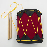 Tambour indien en gros, instrument de percussion, instrument de musique éducatif précoce, tambour à main en caoutchouc pour enfants