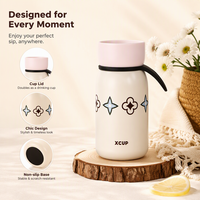 Mini Bouteille Thermos Isotherme à Motifs de Dessins Animés Adorables, Tasse à Eau de Petite Taille Multi-Motifs pour l'École, les Courses et les Courts Voyages