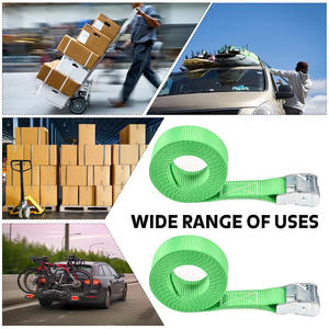 जिंक अलॉय कैम लॉक बकल के साथ सामान के लिए 1.5" 38mm 900daN हैवी ड्यूटी टाई डाउन स्ट्रैप कार्गो लैशिंग स्ट्रैप - Product Image 6