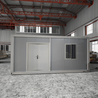 Habitación de contenedores de 20 pies y 40 pies de alta calidad, construcción rápida, prefabricada, modular, plegable, para acampar, pequeño contenedor pequeño, casa, oficina