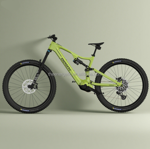 Bicicleta de montaña eléctrica Super <span class=keywords><strong>E</strong></span>-Mountaio suministrada de fábrica, motor de tracción media de litio de 12 velocidades, neumático grueso, absorción de impactos - Product Image 3