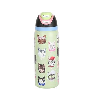 32OZ Best-selling Silicone Water <b>Bottle</b> - Double-Layer Vacuum Insulated Travel Mug - BPA-Free - Product Image 2