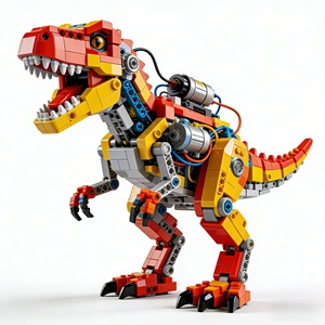 Dinosaurier MOC STEM Bewegungs-Coding-Spielzeug Baustein-Set Maßgeschneidert für Lernspiele und Kinder-Lerngeschenke - Product Image 1