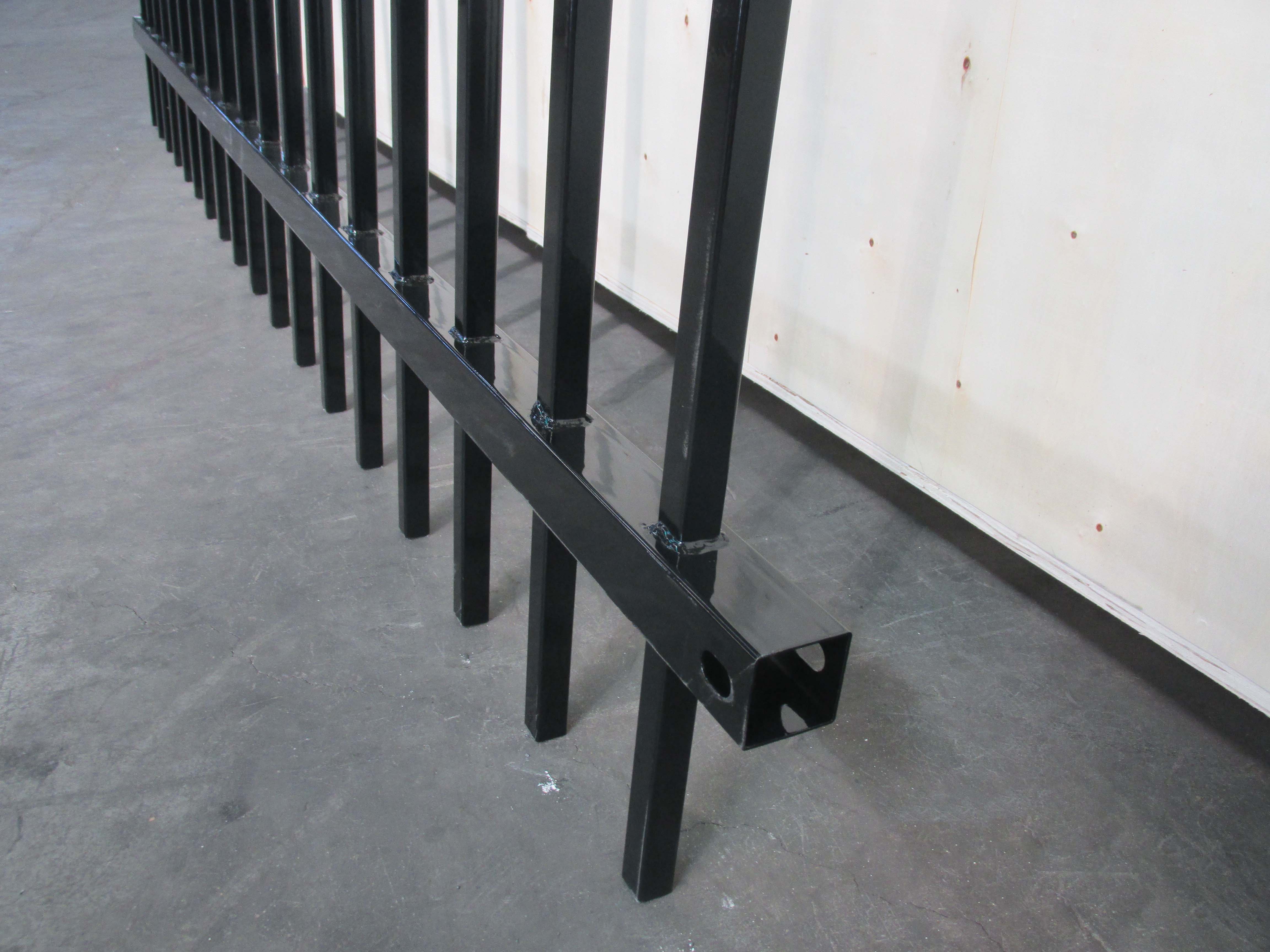 latest company news about Powder Coated Metal Tubular Picket Iron Fence  0