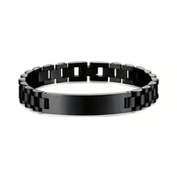 Bracelet Chaîne de Montre Tendance en Acier Inoxydable 316L Plaqué Or 18 carats de Haute Qualité pour Hommes, Bijoux de Mode Personnalisables