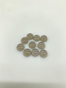 Piedra preciosa de cuarzo gris natural, forma de tamaño personalizable, piedra cabujón redonda de alta calidad al por mayor suelta - Product Image 4