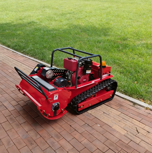 Tondeuse à gazon industrielle sur chenilles, largeur de coupe 800mm 1000mm, télécommandée, levage hydraulique, tout-terrain, moteur 4 temps - Product Image 1