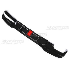 New Rear Lip Chin Spoiler Bumper Body Kits W/ <b>Led</b> Brake Light for BMW E90 E91 M Sport 2005-2012 Rear Bumper Splitter <b>Diffuser</b> - Product Image 3
