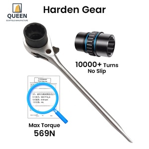 LINYIQUEEN Llave de Trinquete de Precisión de 12 Puntas de 13 mm y 19 mm <span class=keywords><strong>para</strong></span> Ajustar y Aflojar Tuercas Fácilmente <span class=keywords><strong>para</strong></span> Mantenimiento de Motosierras - Product Image 2