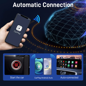 Adaptateur universel 2 en 1 portable Android Auto et CarPlay avec WiFi et Bluetooth intégrés, garantie 1 an - Product Image 5