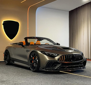 ชุดแต่งคาร์บอนไฟเบอร์แห้งสำหรับ Mercedes AMG SL63 ชุดอัพเกรด SL63 สไตล์ Keyv ประกอบด้วยลิ้นหน้า สเกิร์ตข้าง ดิฟฟิวเซอร์ สปอยเลอร์ และฝากระโปรง - Product Image 3